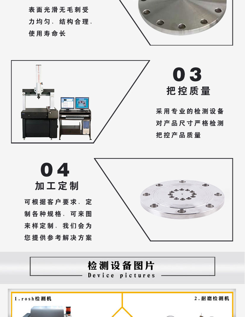 美標不銹鋼法蘭盲板